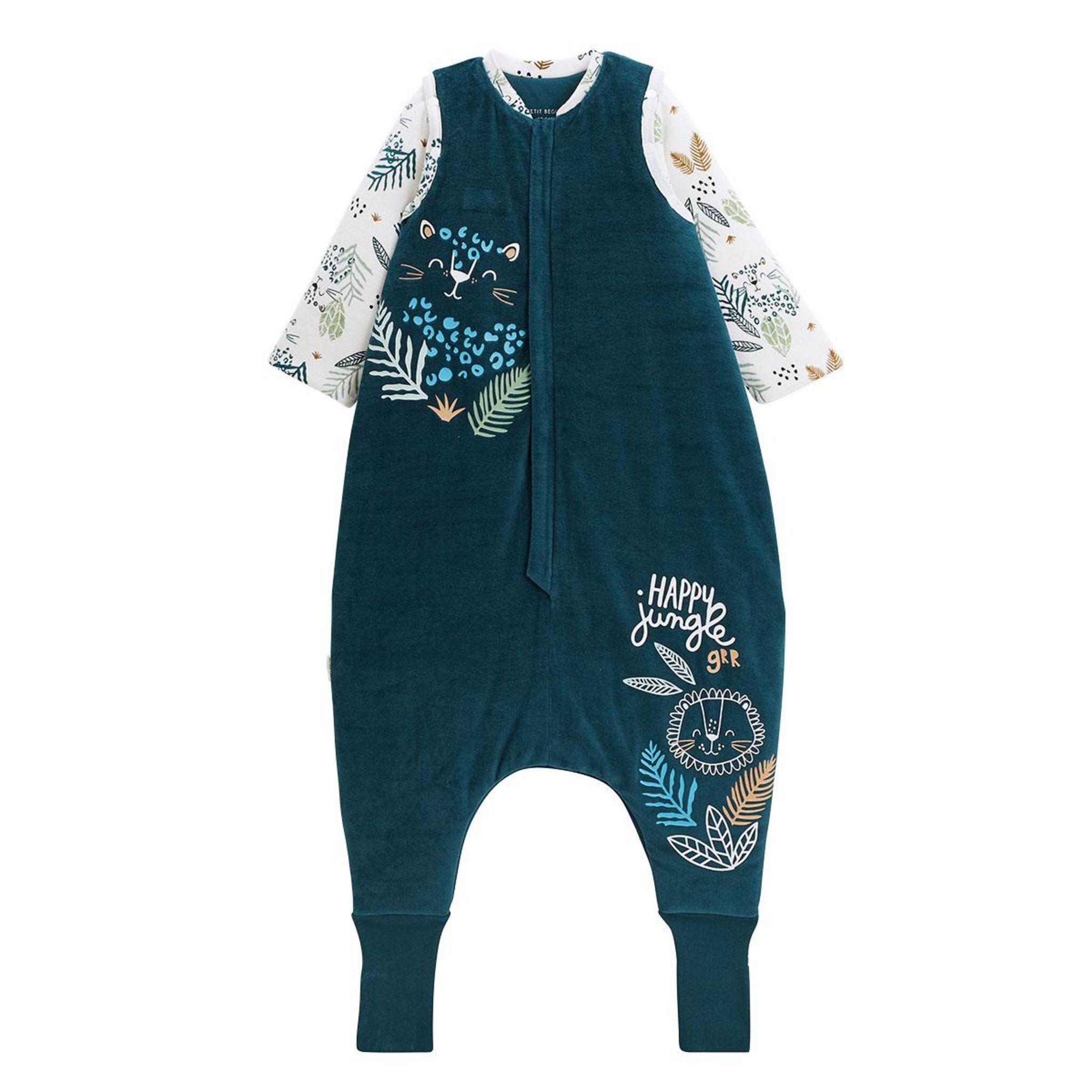 Turbulette D'hiver En Velours Avec Pieds Retroussables Et Manches Amovibles Maloueg 1