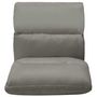 Voir la diapositive 5 : VIDAXL Chaise pliable de sol Gris fonce Microfibre