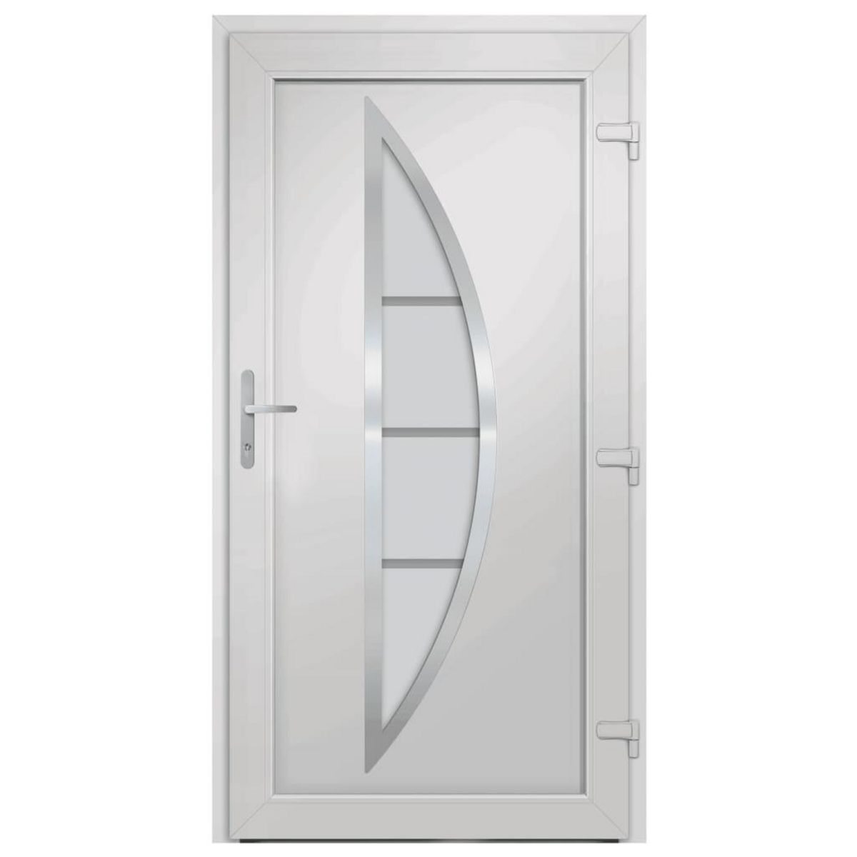VIDAXL Porte d'entree anthracite 108x208 cm PVC