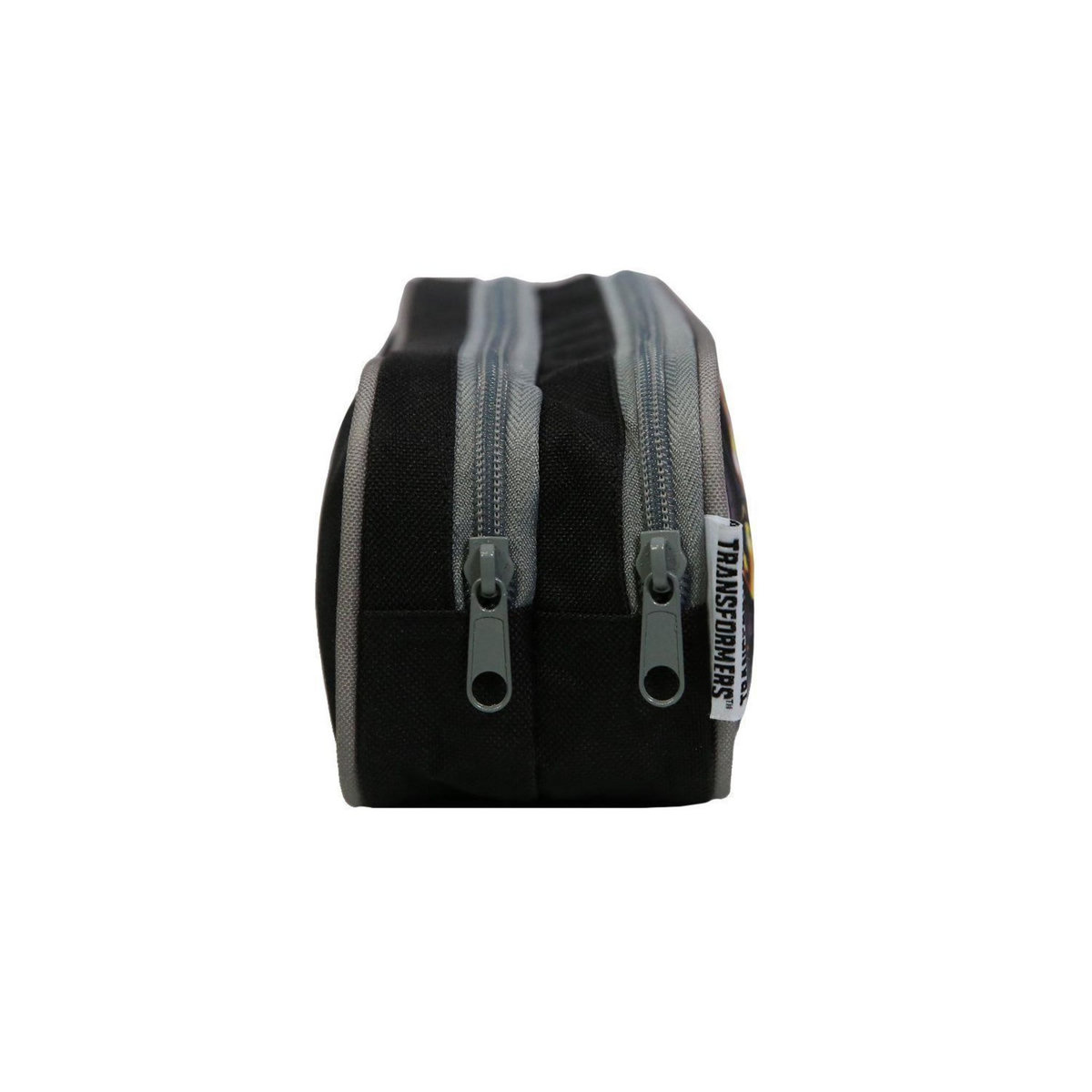 Bagtrotter BAGTROTTER Trousse scolaire 2 compartiments Hasbro Transformers Grise