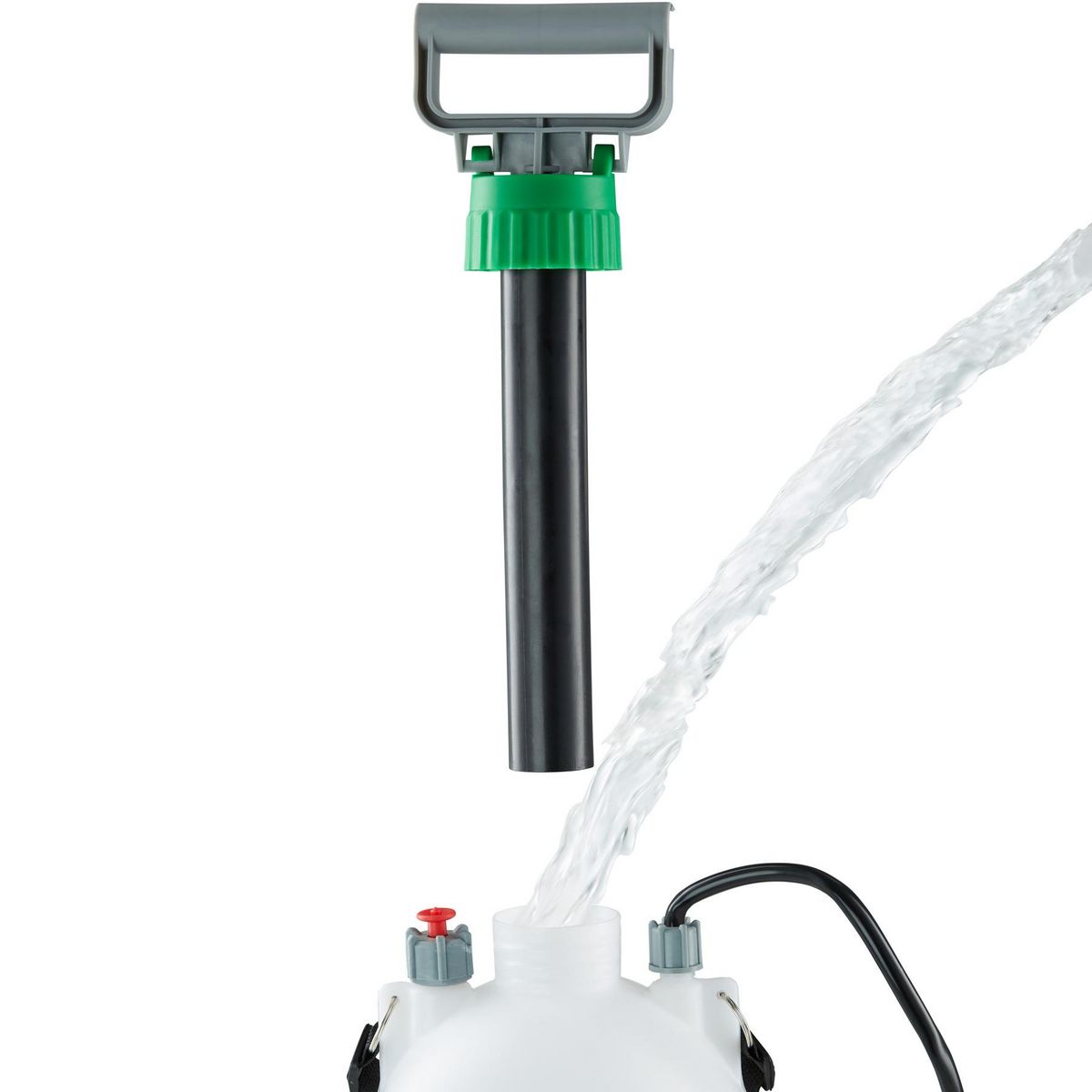 tectake Pulvérisateur à pression 5 L blanc