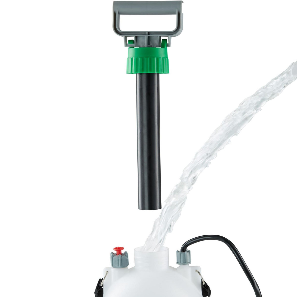 tectake Pulvérisateur à pression 5 L blanc