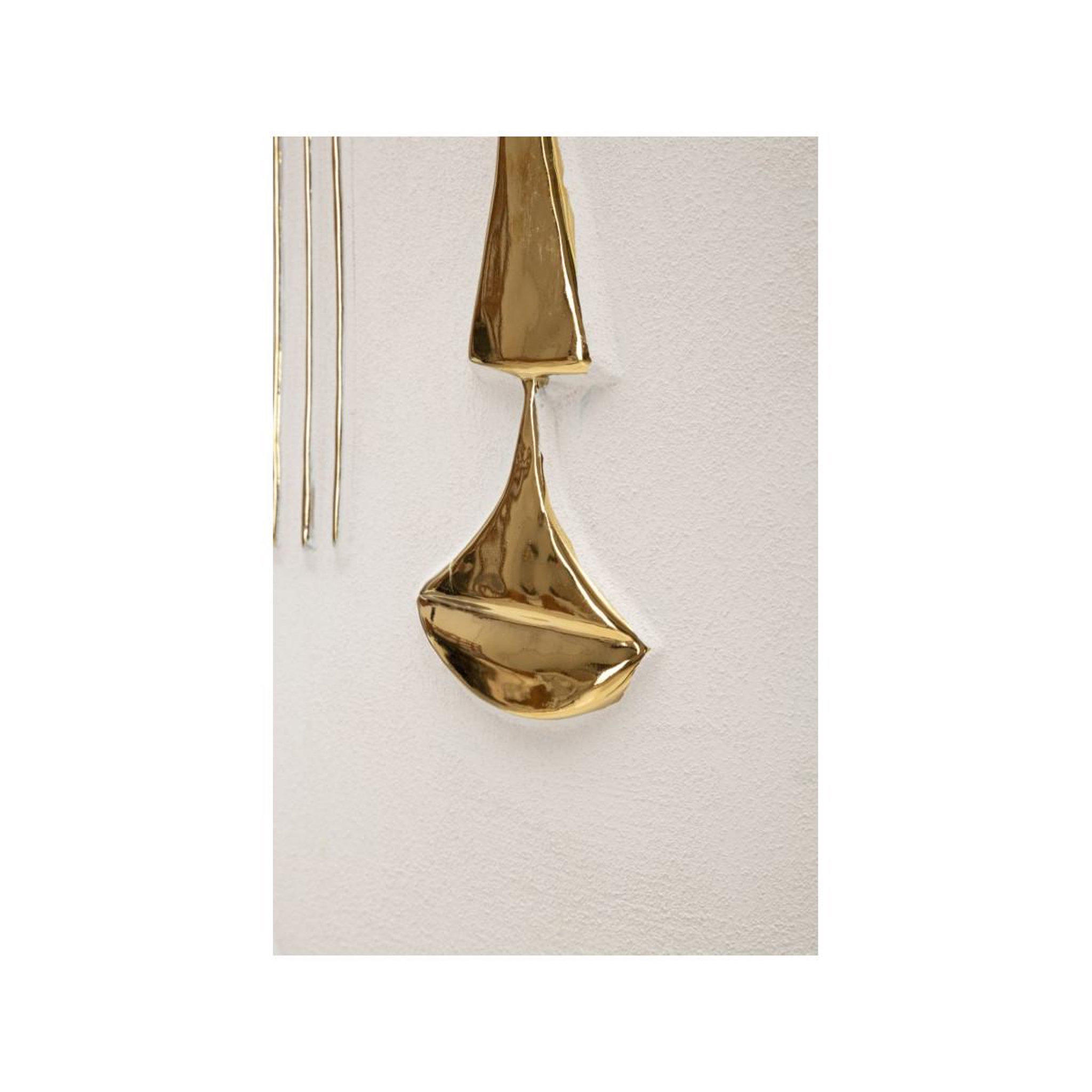 Voir la diapositive 4 : Paris Prix Déco murale en céramique  mumbasa  39cm blanc