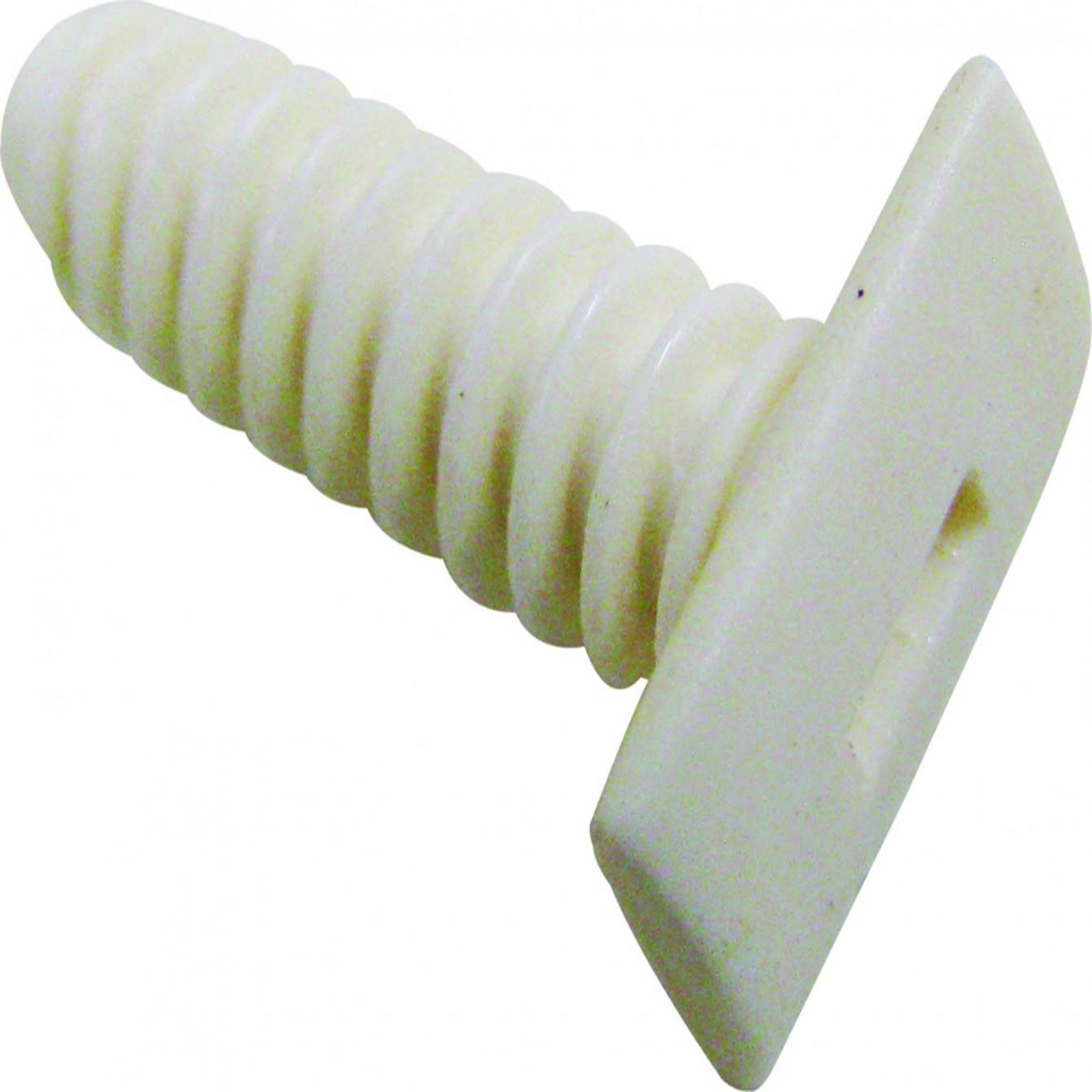 CENTRALE BRICO Lot de 20 chevilles pour goulotte ou moulure blanc pour moulure, H.100 x P.1 cm