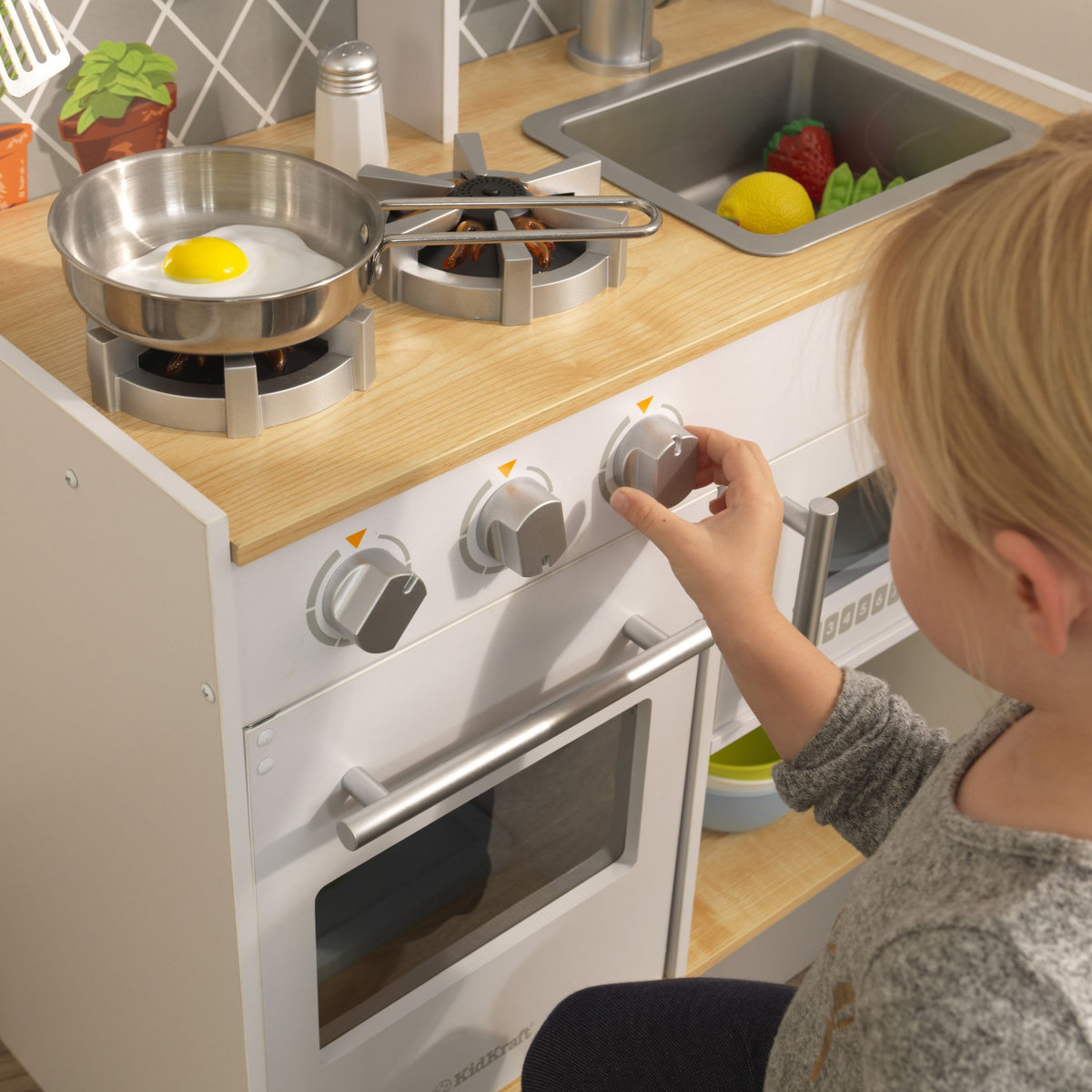 Kidkraft Cuisine enfant en bois Let's cook
