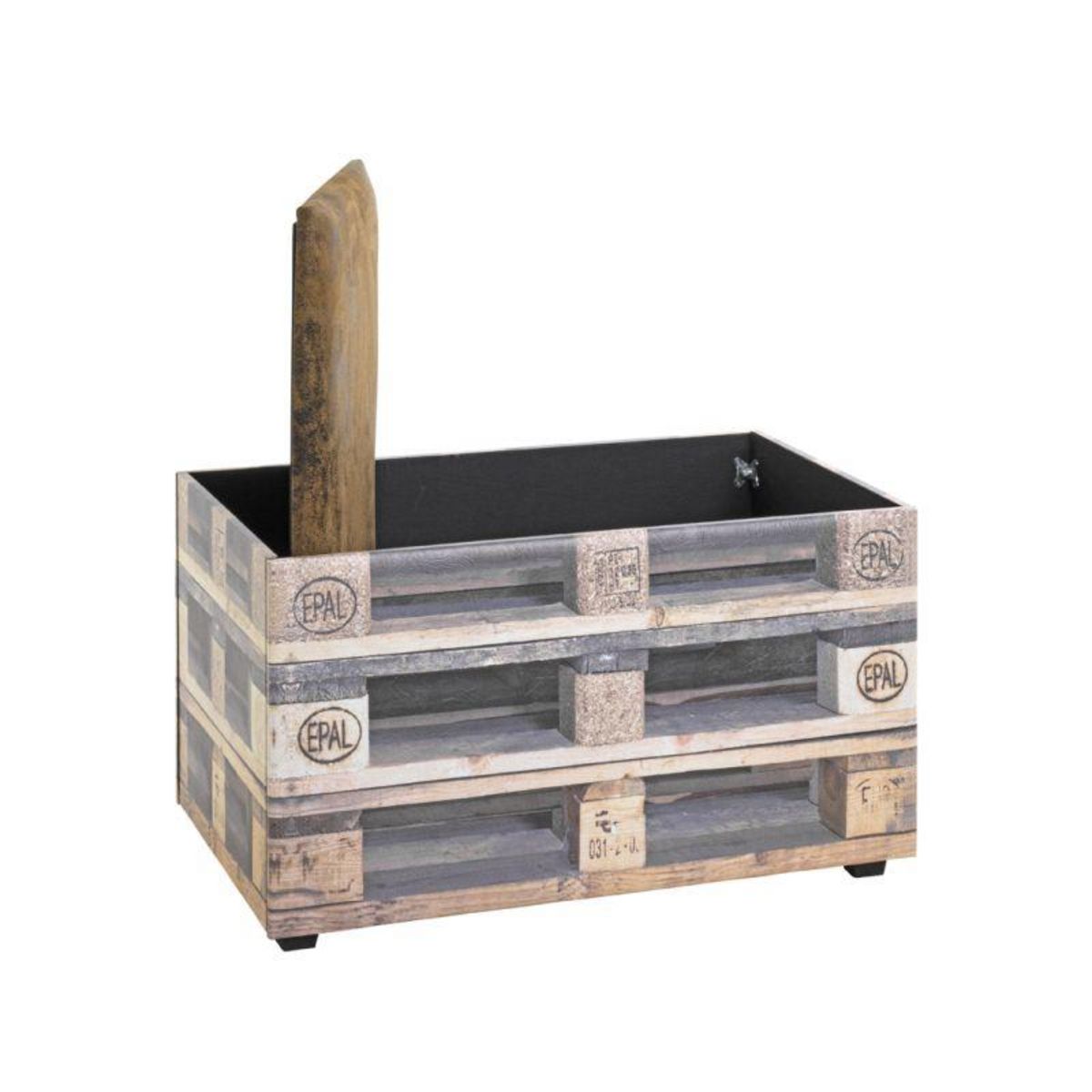 Paris Prix Coffre de Rangement Vintage  Palette  65cm Marron