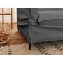 Voir la diapositive 4 : LISA DESIGN Adriann - canapé d'angle droit fixe - 4 places - en tissu déhoussable