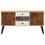 Voir la diapositive 2 : VIDAXL Buffet 118x30x62 cm Bois de manguier massif