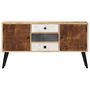 Voir la diapositive 2 : VIDAXL Buffet 118x30x62 cm Bois de manguier massif