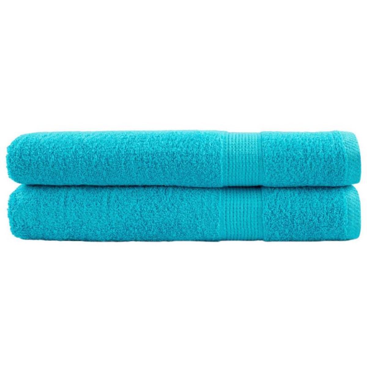 VIDAXL Serviettes de qualité supérieure SOLUND 2 pcs turquoise