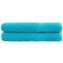 Voir la diapositive 1 : VIDAXL Serviettes de qualité supérieure SOLUND 2 pcs turquoise