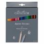 Voir la diapositive 2 : BREVILLIER'S CRETACOLOR 24 crayons de couleur aquarellables Artist Studio