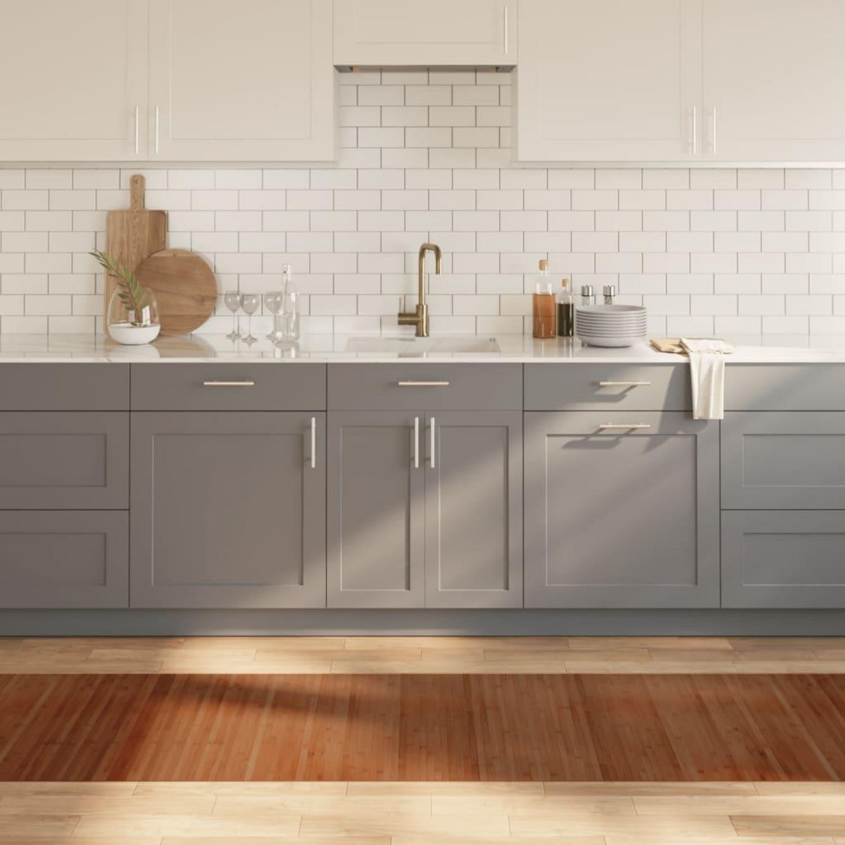 VIDAXL Tapis rectangulaire marron 70x400 cm bambou