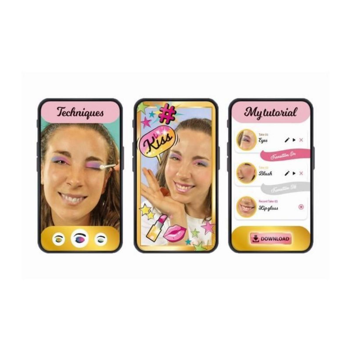 NEW BORN BABY Clementoni - Crazy Chic - Atelier de maquillage - Make-up studio - Application dédiée