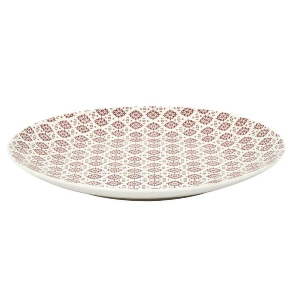 Paris Prix Lot de 6 Assiettes Plates  Cottage  25cm Rouge