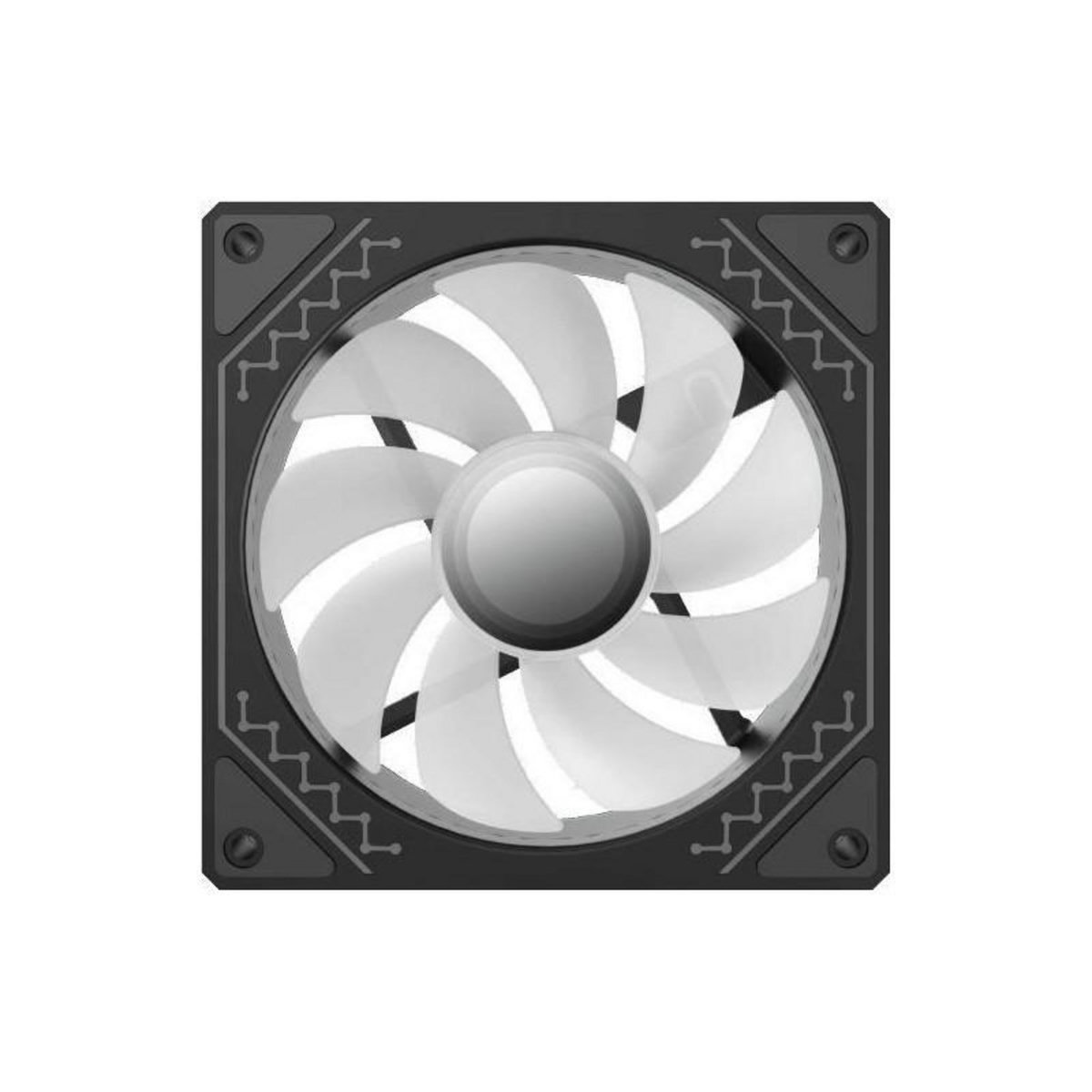 Xigmatek XIGMATEK - Starz Pro (Noir) (Pack de 3) - Ventilateurs 3x120mm A-RGB pour boitier PC