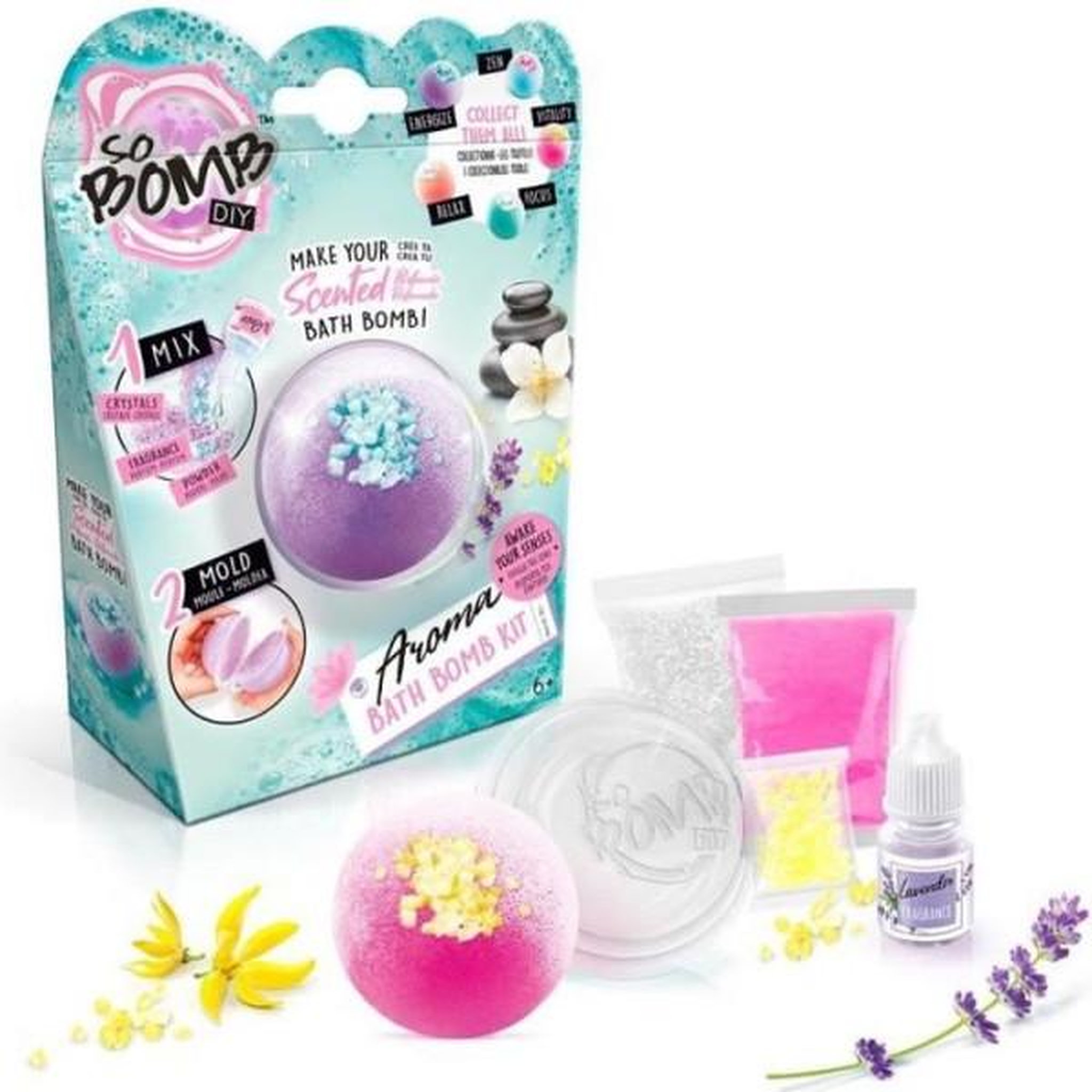 Voir la diapositive 1 : Canal Toys Kit pour bombe de bain effervescente - CANAL TOYS - So DIY - Aromathérapie - Bleu - Enfant - BBD 038