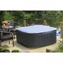 Voir la diapositive 3 : SUNSPA Spa gonflable SUNSPA - AC01-LED - 157 x 67 cm - 4 places - Carré (Livé avec filtre, cadenas, tapis de sol et couverture)