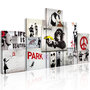 Voir la diapositive 1 : Paris Prix Tableau Imprimé  Street Crimes - Banksy Art