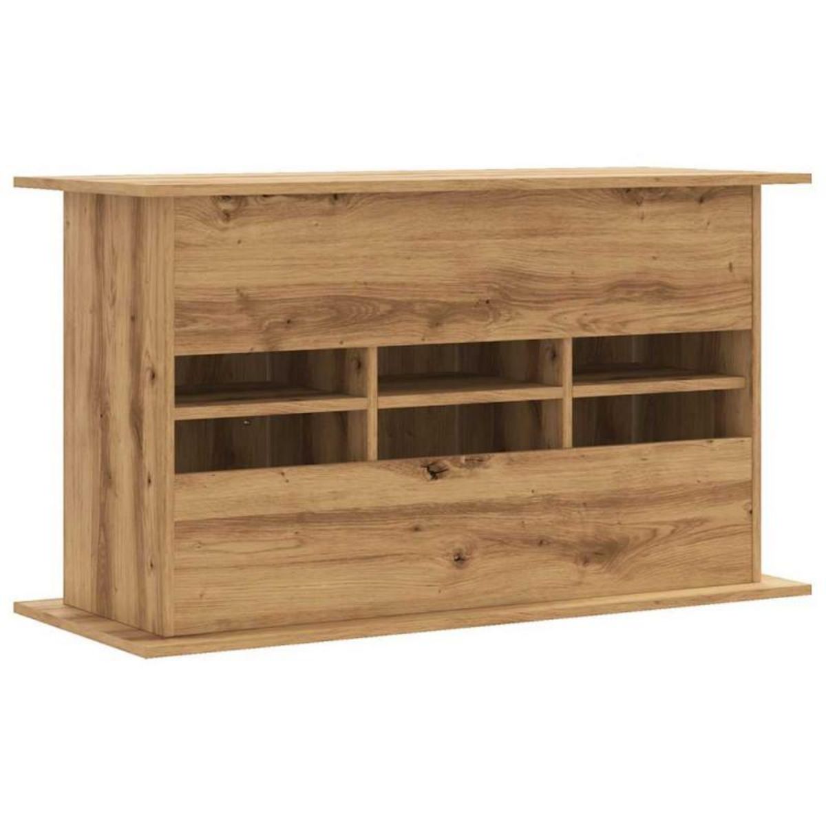 VIDAXL Support d aquarium chêne artisanal 101x41x58 cm bois ingénierie