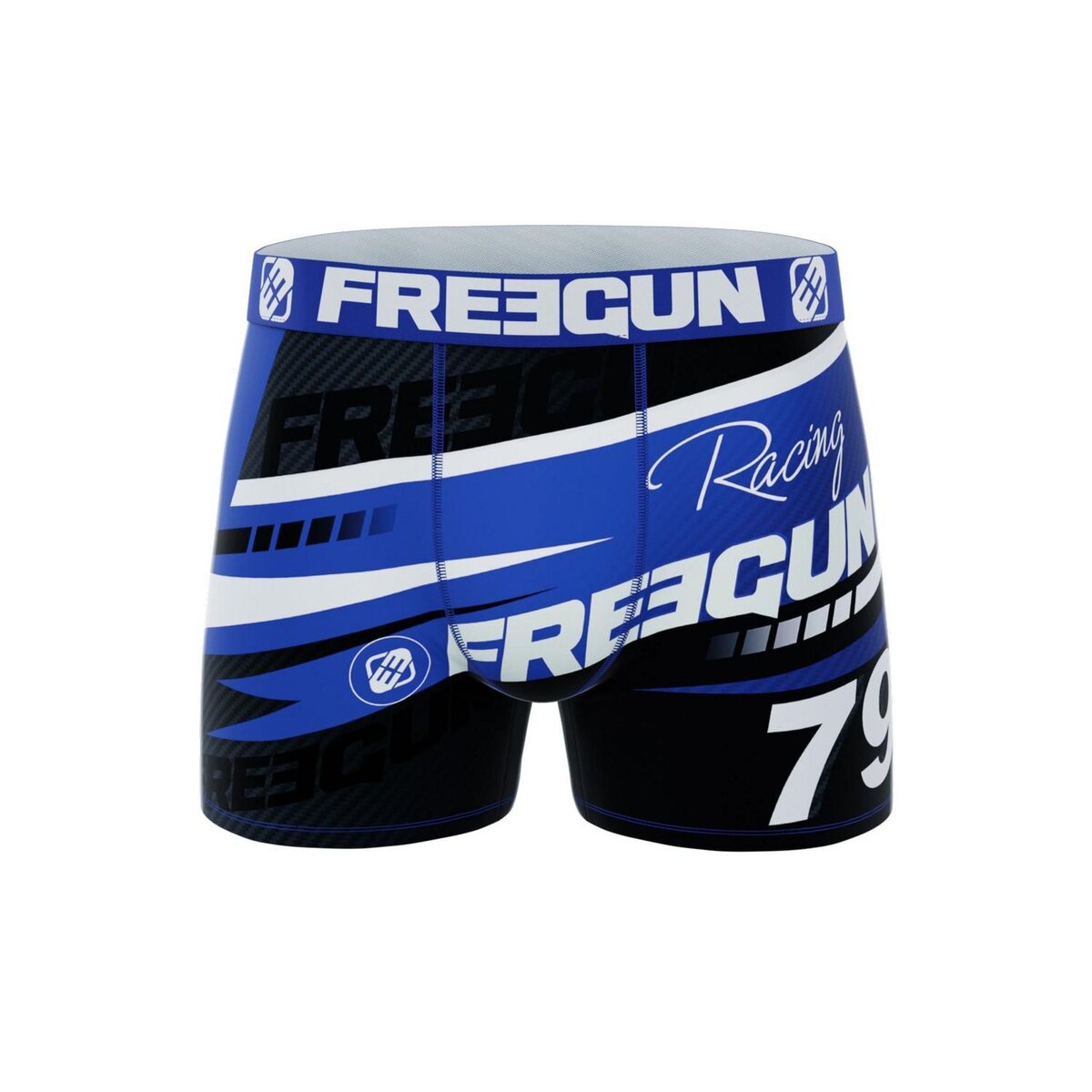 FREEGUN Lot de 5 Boxers microfibre Homme Racing