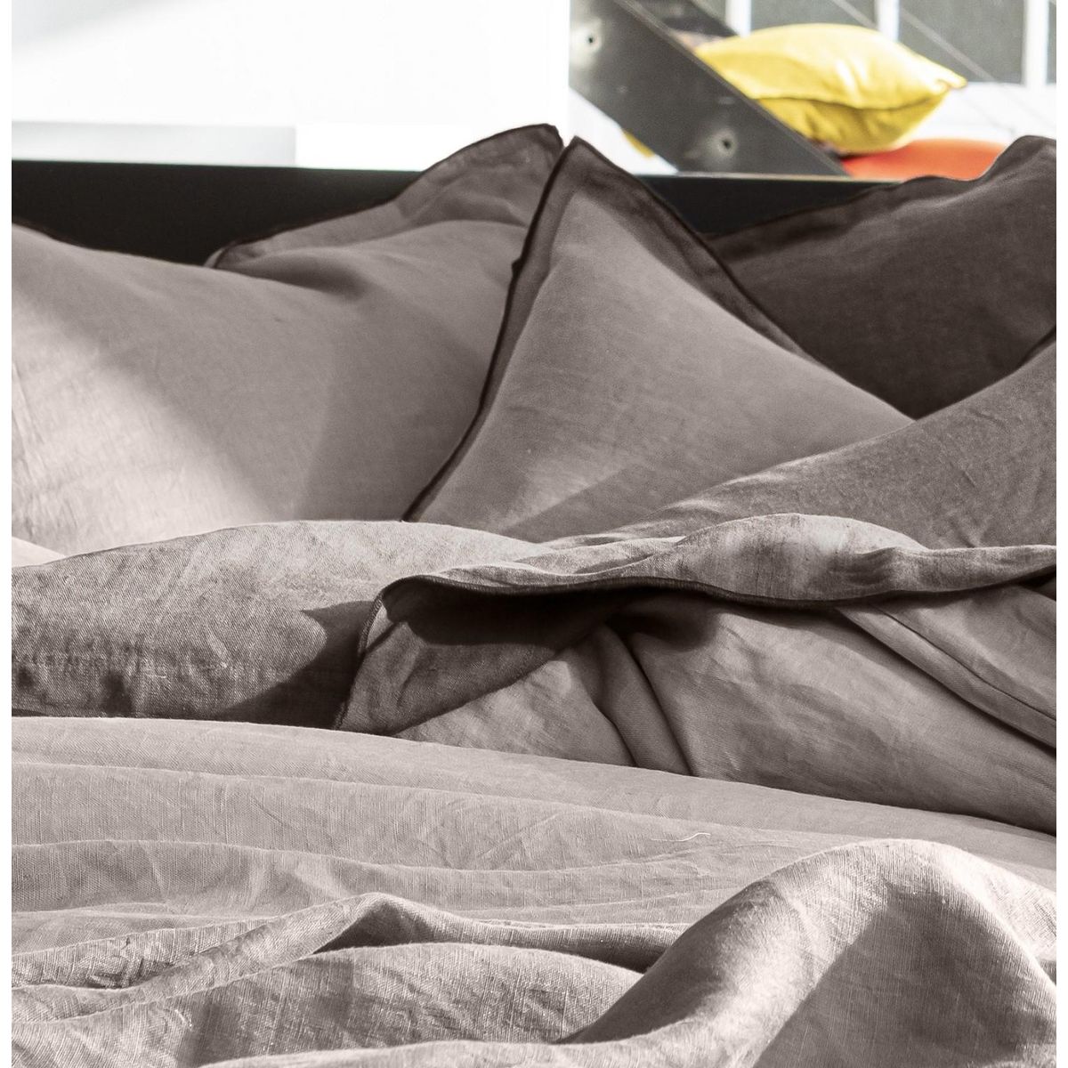 BATON ROUGE Housse de couette 100% lin lavé