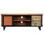 Voir la diapositive 2 : VIDAXL Meuble TV 120x30x45 cm Bois de recuperation massif