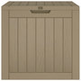 Voir la diapositive 5 : VIDAXL Boîte de stockage de jardin gris 55,5x43x53 cm polypropylene