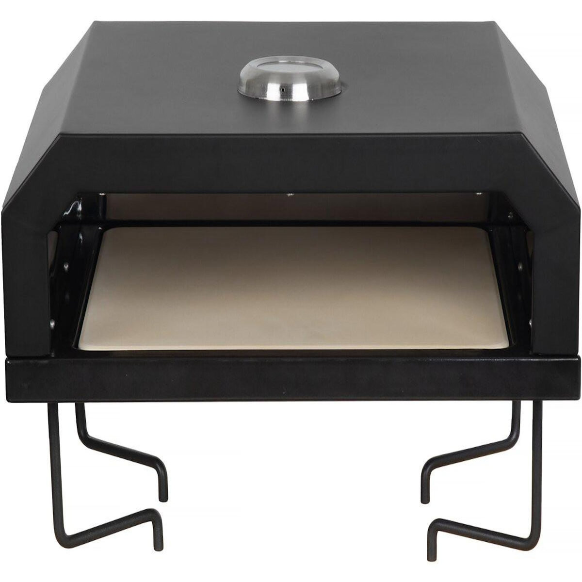 Habitat et Jardin Four à pizza pour barbecue  Pizzello  - 40 x 35 x 28 cm - Noir