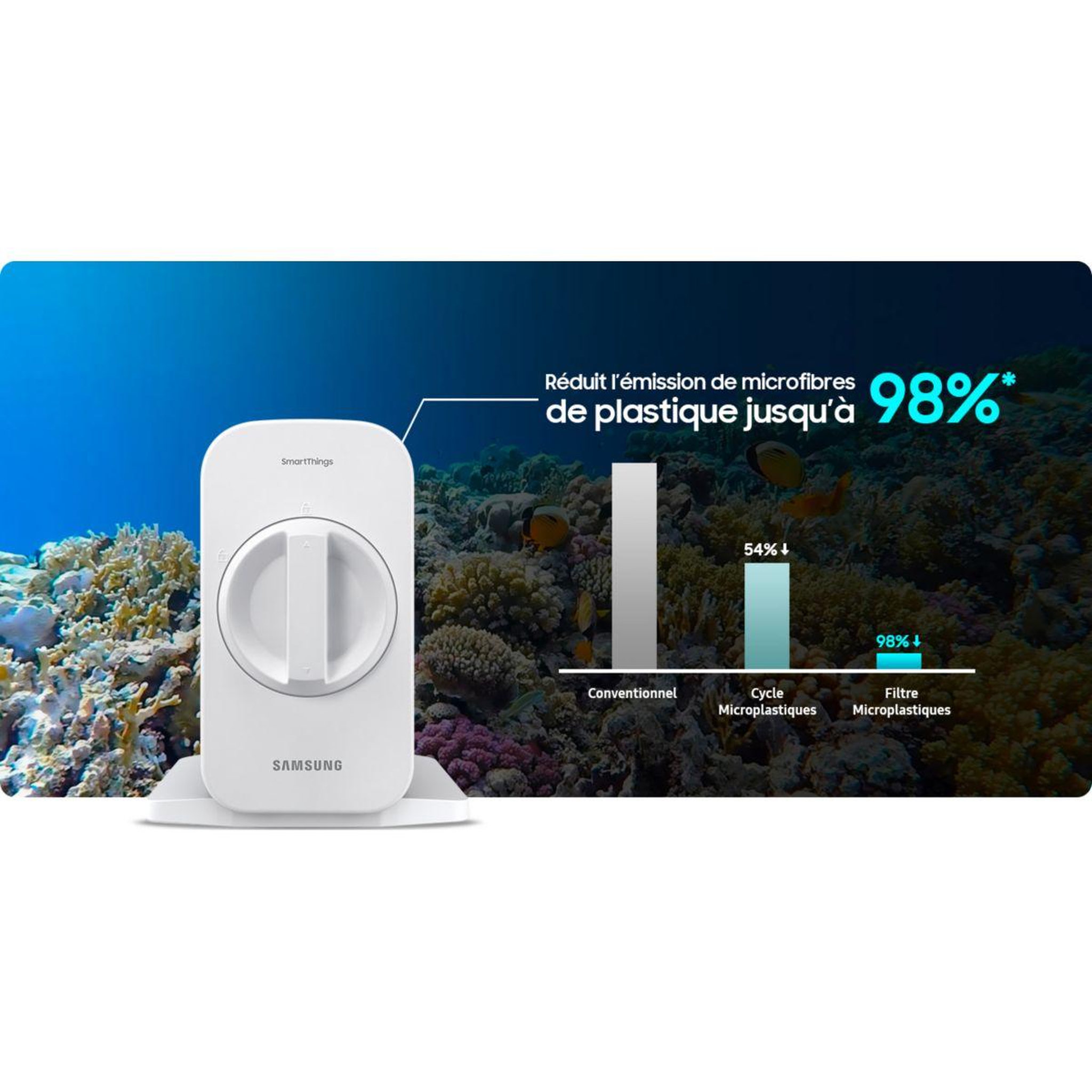 Voir la diapositive 3 : Samsung Filtre microplastique ft-mf