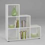 Voir la diapositive 2 : Paris Prix Étagère 6 Cases Design  Gaman  108cm Blanc