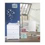 Voir la diapositive 1 : BABY PRICE Chambre bébé duo Basic boule: Lit 120x60, commode a langer - Babyprice - Blanc