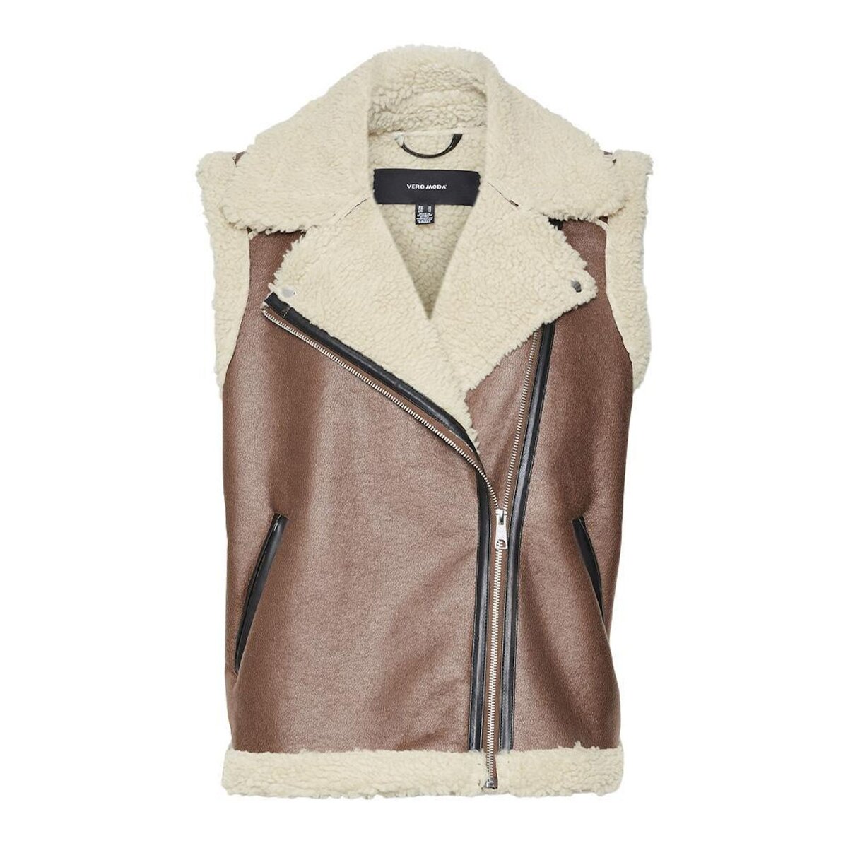 Vero Moda Veste Sans Manches /Écru Femme Vero Moda Waistcoat