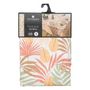 Voir la diapositive 4 : ATMOSPHERA Nappe anti-tache rectangulaire Palm - 140 x 240 cm - Multicolore