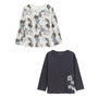 Voir la diapositive 1 : Petit Béguin Lot de 2 t-shirts enfant manches longues Tonga