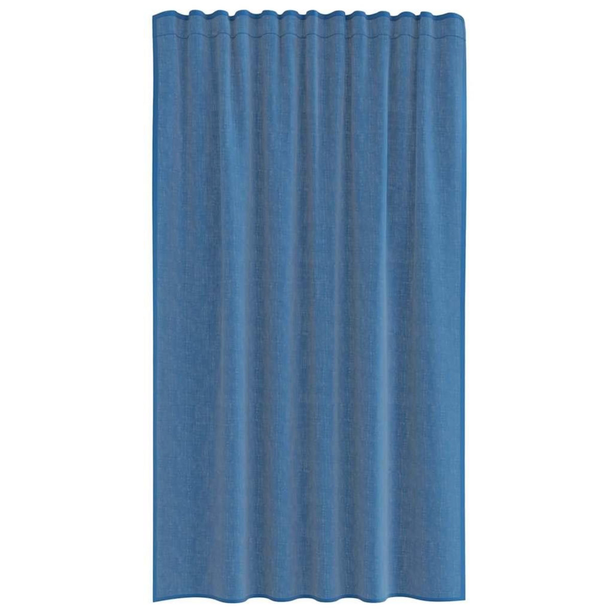 VIDAXL Rideaux en voile avec boucles 2 pcs bleu royal 140x175 cm