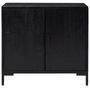 Voir la diapositive 3 : VIDAXL Buffet Noir 75x35x70 cm Bois de pin massif