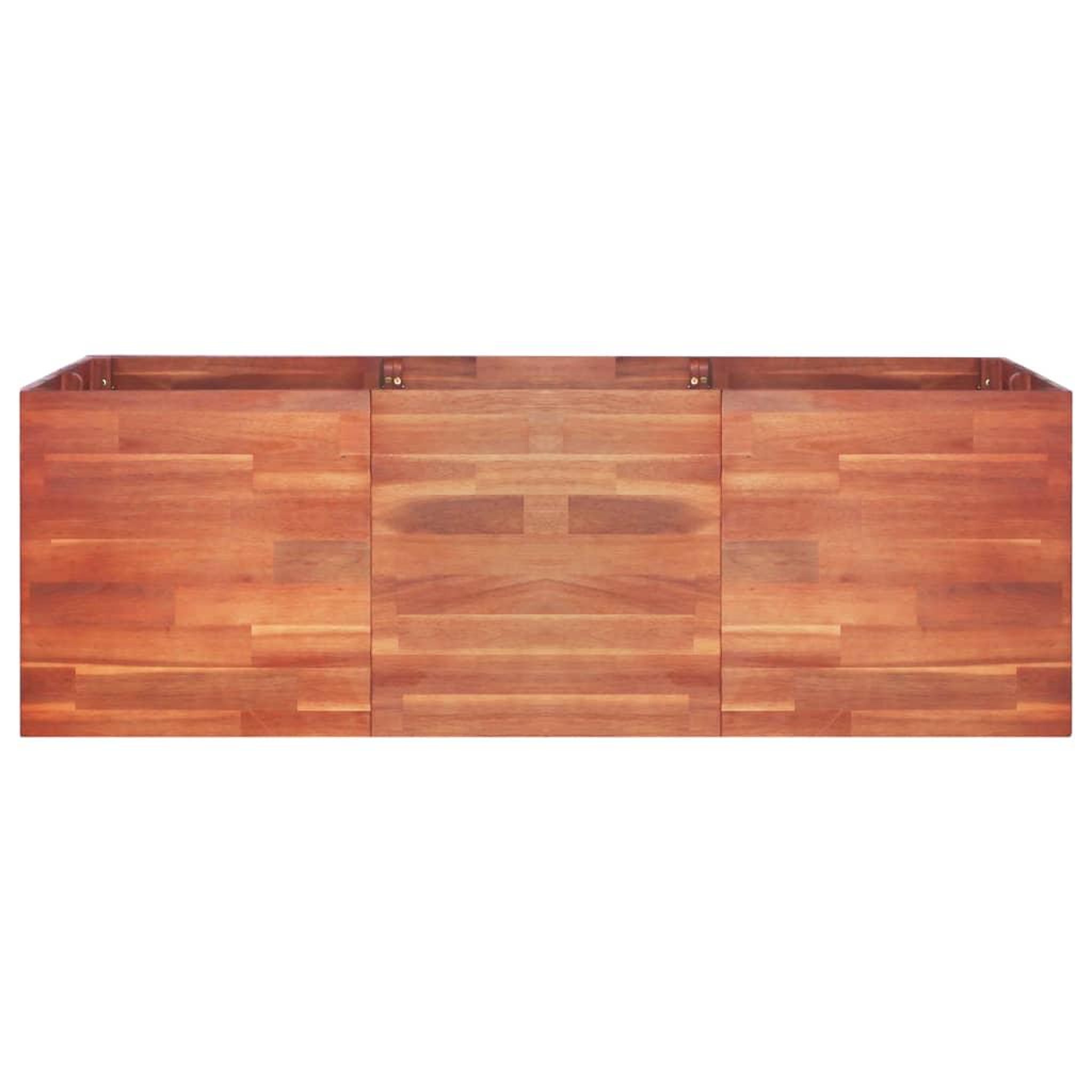 Voir la diapositive 2 : VIDAXL Lit sureleve de jardin Bois d'acacia 150x100x50 cm