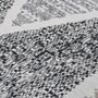 Voir la diapositive 4 : VIDAXL Tapis Noir et gris 120x180 cm Coton