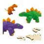 Voir la diapositive 2 : SES Creative Pâte a modeler - Squelettes de dinosaures en bois