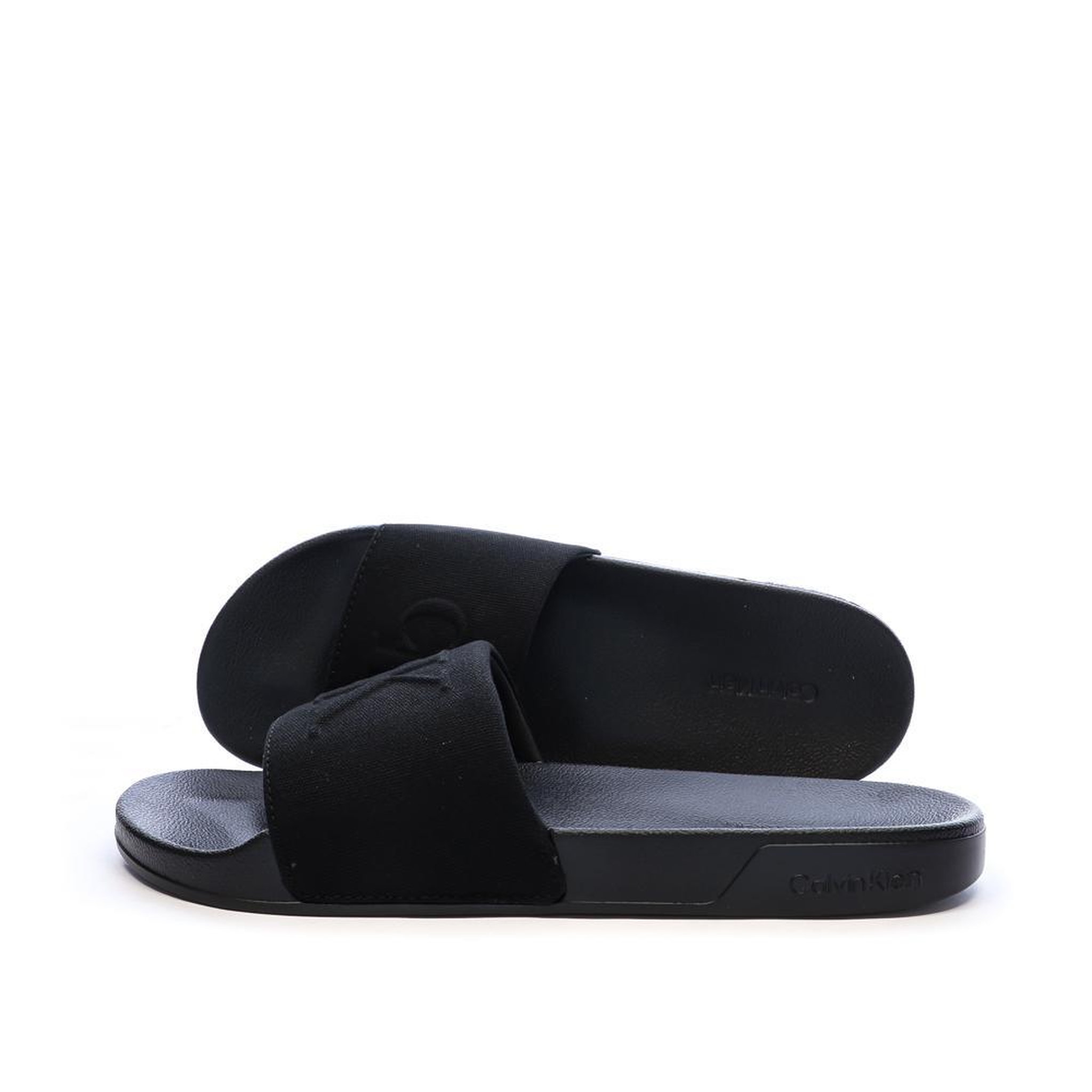 CALVIN KLEIN JEANS Claquettes Noires Homme Calvin Klein Jeans Slide. Coloris disponibles : Noir