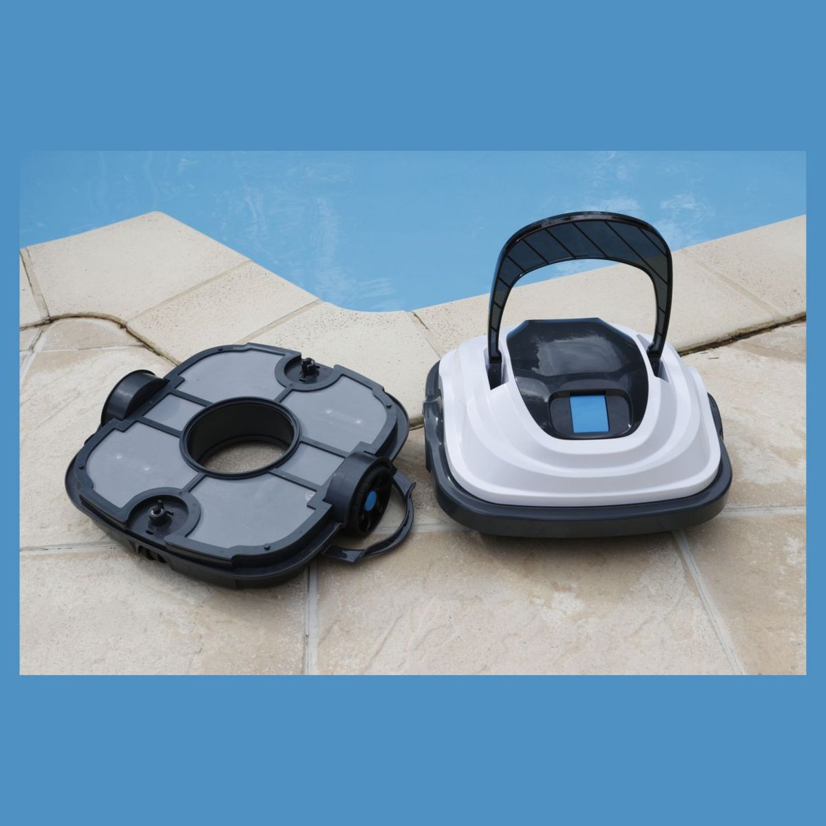 UBBINK Robot aspirateur piscine électrique -  15m² max - ACCU XS