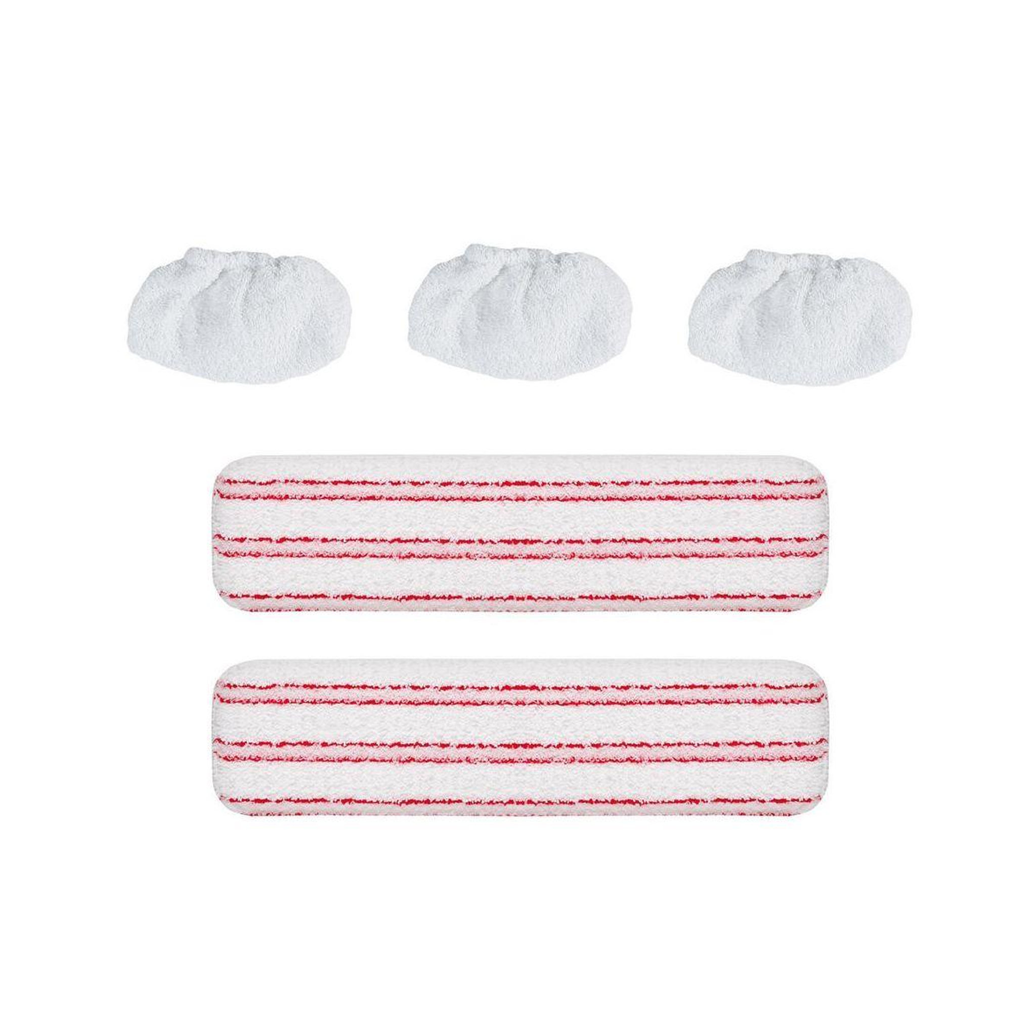 POLTI Lingettes et serpillères 2 serpillières 3 bonnettes vaporetto smart handy