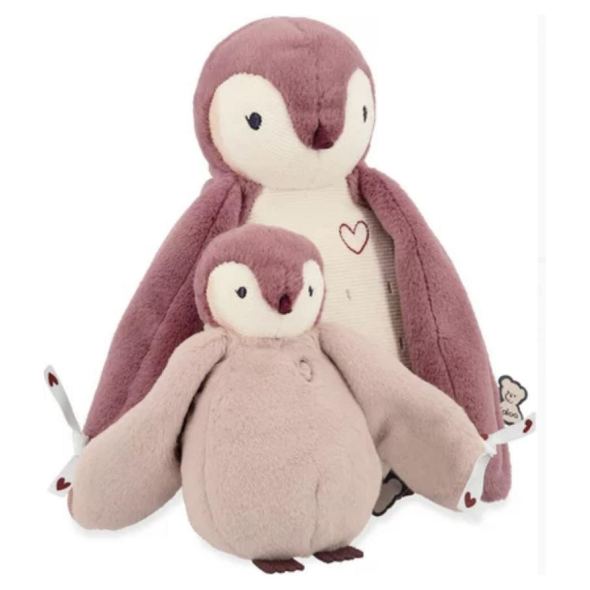 Kaloo Peluches calins manchots roses