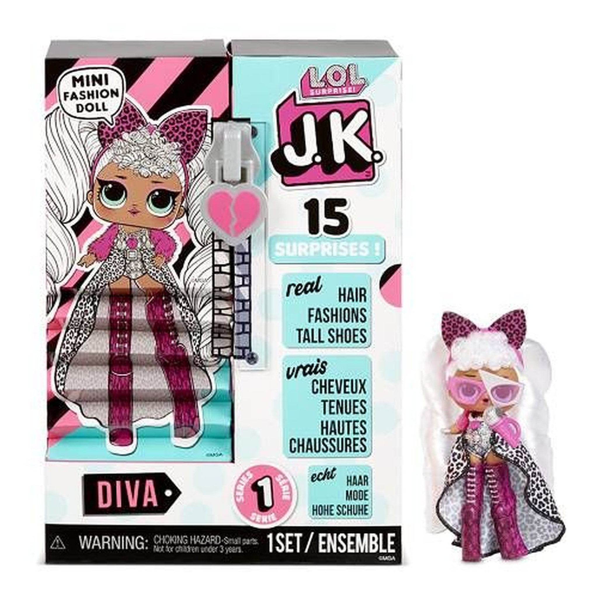 Voir la diapositive 2 : MGA Poupée LOL - Surprise J.K - DIVA
