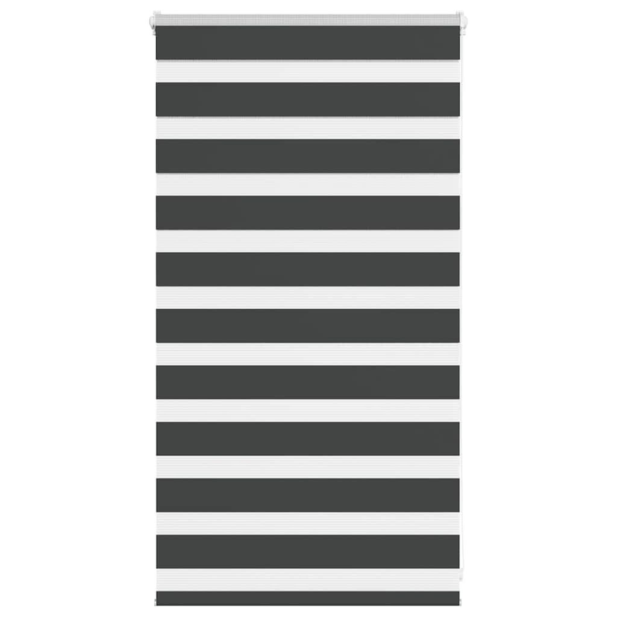 VIDAXL Store zebre noir 70x100 cm largeur du tissu 65,9 cm polyester