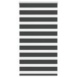 VIDAXL Store zebre noir 70x100 cm largeur du tissu 65,9 cm polyester