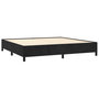 Voir la diapositive 4 : VIDAXL Cadre de lit sans matelas noir 200x200 cm velours
