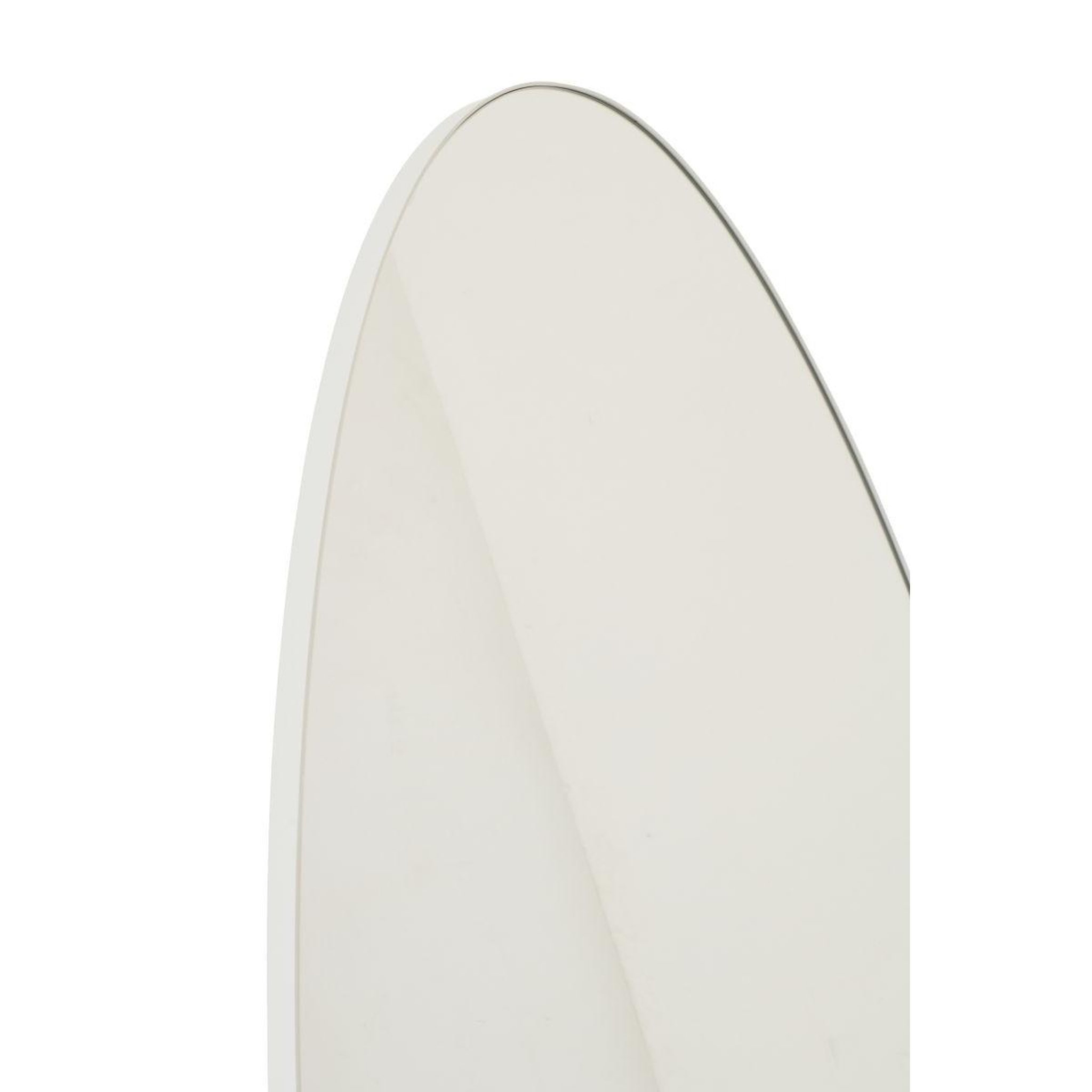 Voir la diapositive 3 : J-LINE Miroir sur Pied Design  Morton  180cm Blanc