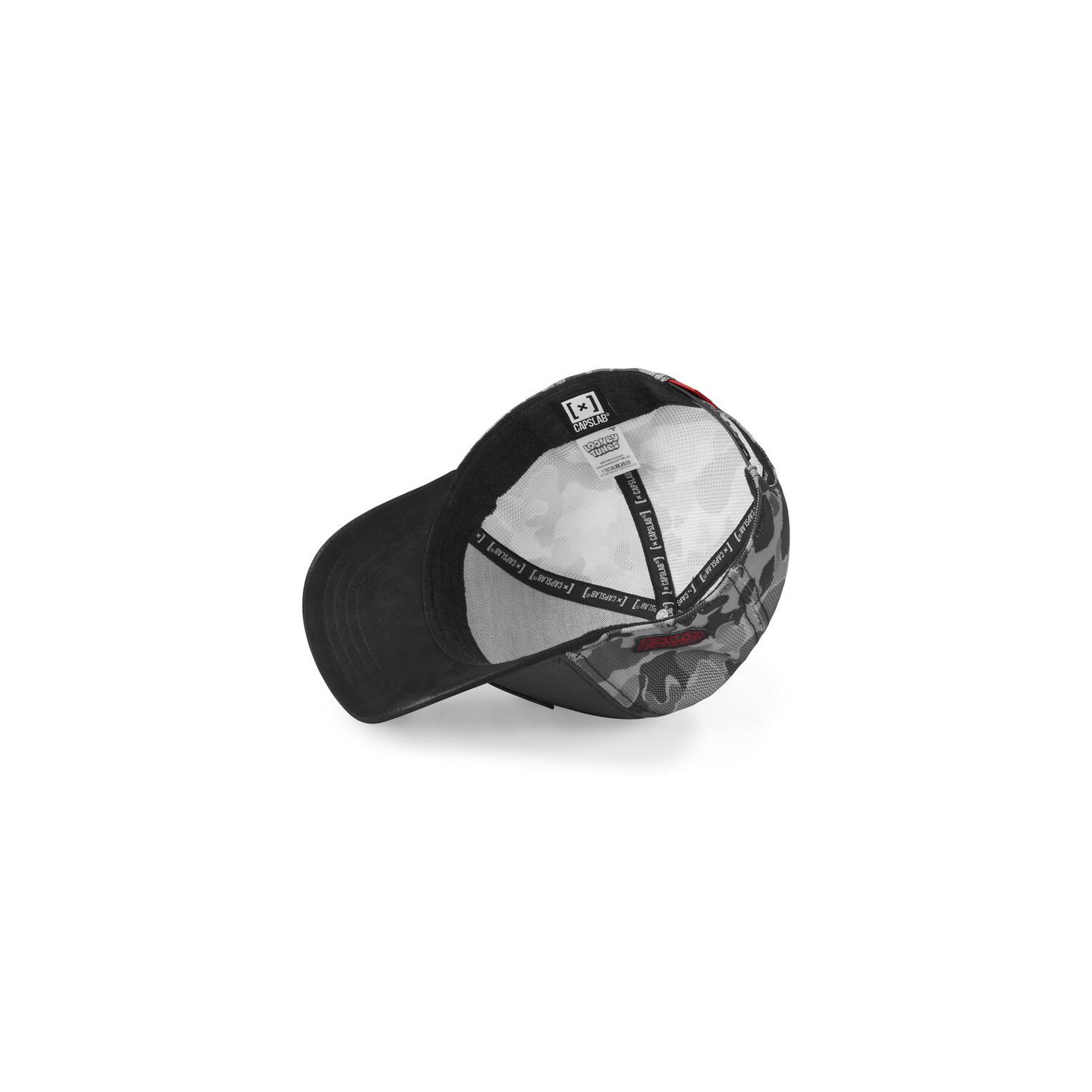 Voir la diapositive 5 : CAPSLAB Casquette trucker premium avec filet effet Bambou Looney Tunes Bugs